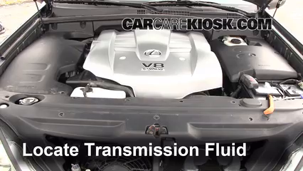 2003 Lexus GX470 4.7L V8 Transmission Fluid Check Fluid Level